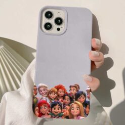 Çizgi Film Baskili Tasarımlı Silikon Telefon Kılıfı