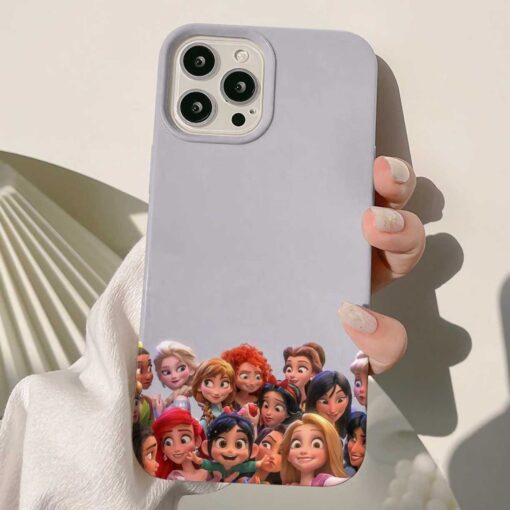 Çizgi Film Baskili Tasarımlı Silikon Telefon Kılıfı