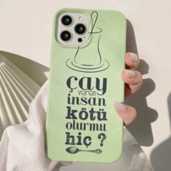 Leyla İle Mecnun Tasarımlı Silikon Telefon Kılıfı