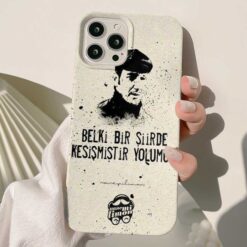 Leyla İle Mecnun Tasarımlı Silikon Telefon Kılıfı