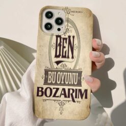Leyla İle Mecnun Tasarımlı Silikon Telefon Kılıfı