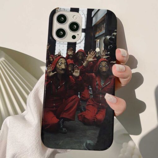 LA CASA DE PAPEL Tasarımlı Silikon Telefon Kılıfı