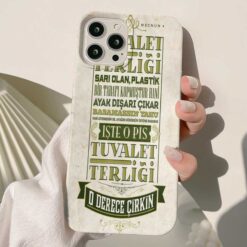 Tuvalet Terliği Tasarımlı Silikon Telefon Kılıfı