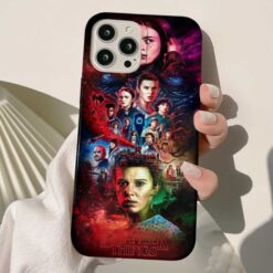 Stranger Things Tasarımlı Silikon Telefon Kılıfı