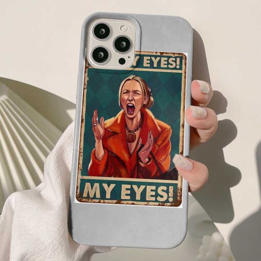 Oh My Eyes Baskılı Silikon Telefon Kılıfı