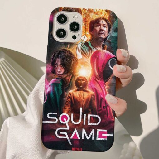 Squid Game Baskılı Silikon Telefon Kılıfı