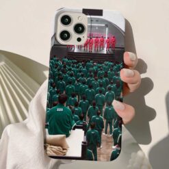 Squid Game Baskılı Silikon Telefon Kılıfı