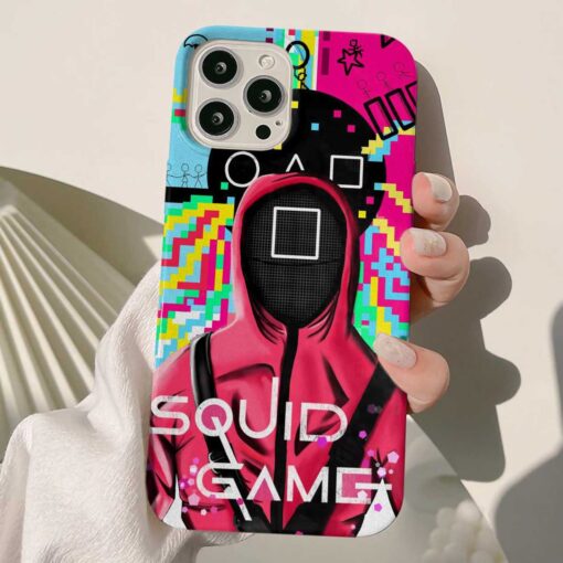 Squid Game Baskılı Silikon Telefon Kılıfı