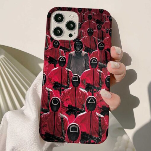 Squid Game Baskılı Silikon Telefon Kılıfı