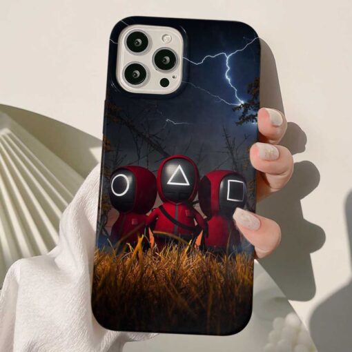 Squid Game Baskılı Silikon Telefon Kılıfı