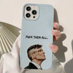 Fuck Them All Baskılı Silikon Telefon Kılıfı