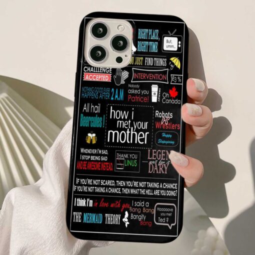 How I Met Your Mother Baskılı Silikon Telefon Kılıfı