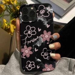 Basic Flower Tasarımlı Silikon Telefon Kılıfı