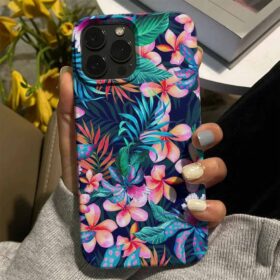 Renkli Yaseminler Tasarımlı Silikon Telefon Kılıfı