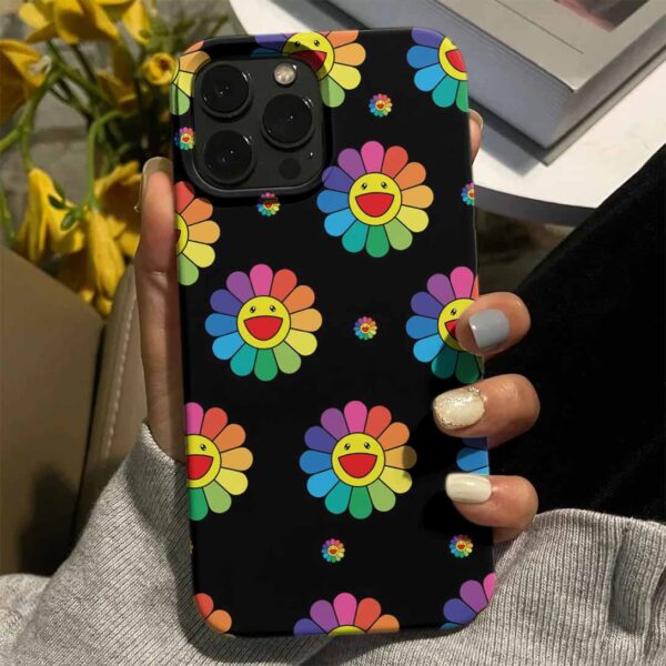 Takashi Çiçeği Tasarımlı Silikon Telefon Kılıfı