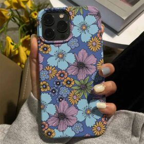 Bahar Çiçekleri Tasarımlı Silikon Telefon Kılıfı