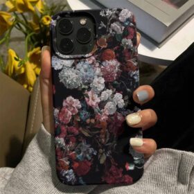 Renkli Karanfiller Tasarımlı Silikon Telefon Kılıfı