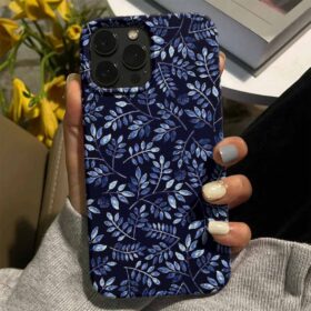 Çiçek Yaprakları Tasarımlı Silikon Telefon Kılıfı