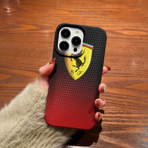 Ferrari Baskılı Silikon Telefon Kılıfı