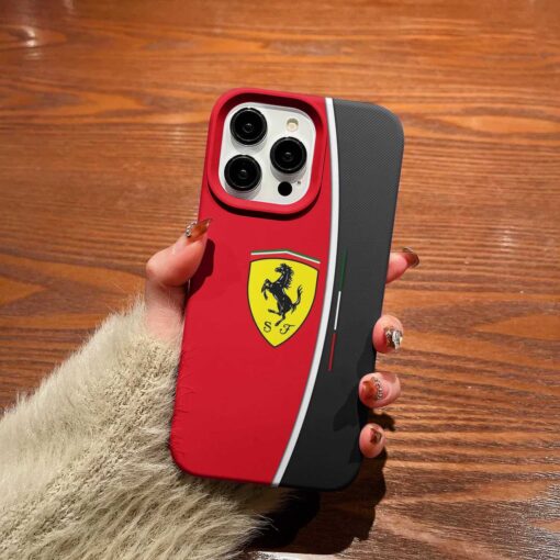 Ferrari Baskılı Silikon Telefon Kılıfı