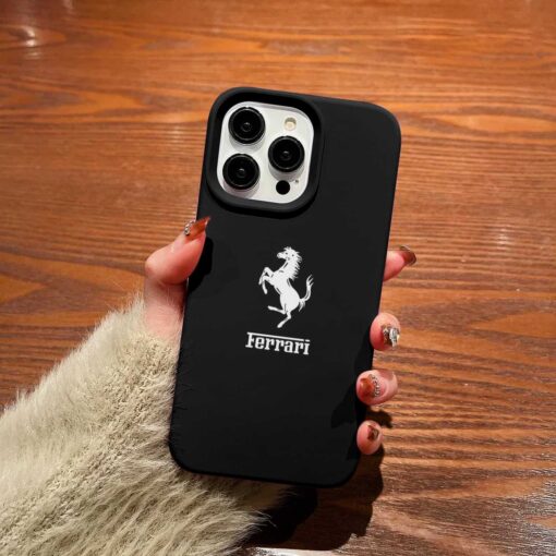 Ferrari Baskılı Silikon Telefon Kılıfı