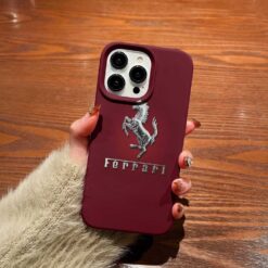 Ferrari Baskılı Silikon Telefon Kılıfı