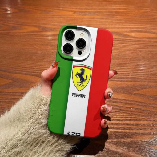 Ferrari Baskılı Silikon Telefon Kılıfı