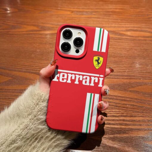 Ferrari Baskılı Silikon Telefon Kılıfı