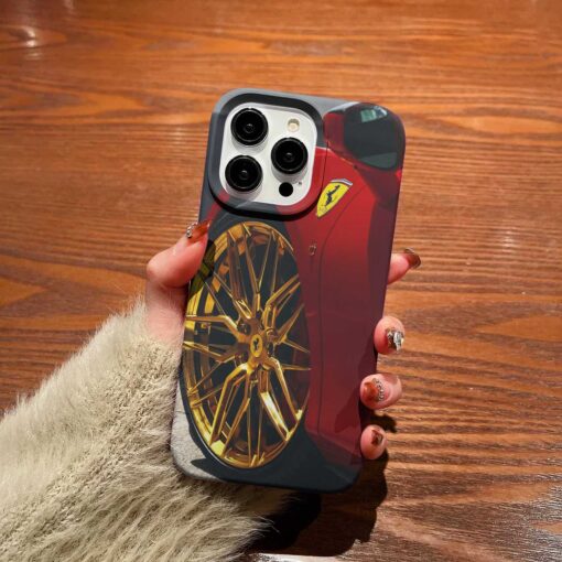 Ferrari Baskılı Silikon Telefon Kılıfı