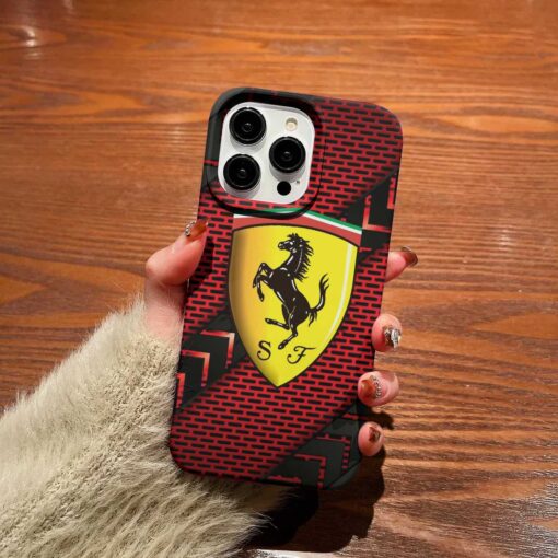 Ferrari Baskılı Silikon Telefon Kılıfı