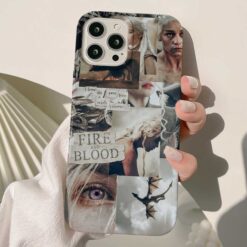 Fire And Blood Tasarımlı Silikon Telefon Kılıfı