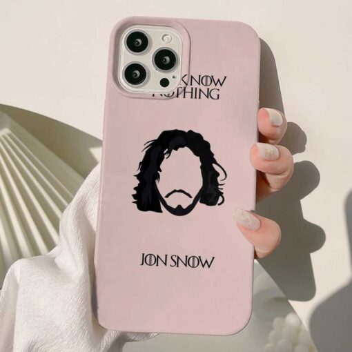 Jon Snow Tasarımlı Silikon Telefon Kılıfı