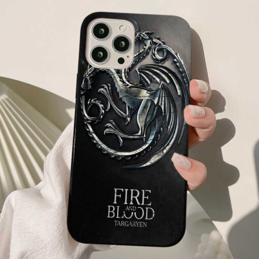 Fire Blood Tasarımlı Silikon Telefon Kılıfı