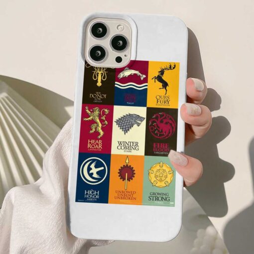 Game Of Thrones Tasarımlı Silikon Telefon Kılıfı