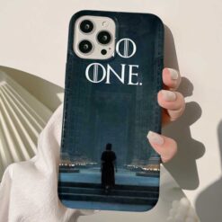 No One Tasarımlı Silikon Telefon Kılıfı