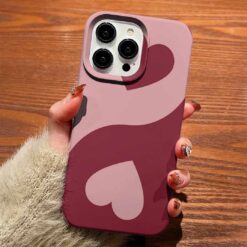 Ying Yang Pembe Kalpler Tasarımlı Silikon Telefon Kılıfı