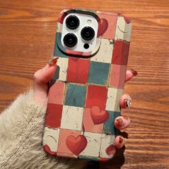 Vitange Dama Ve Kalpler Tasarımlı Silikon Telefon Kılıfı