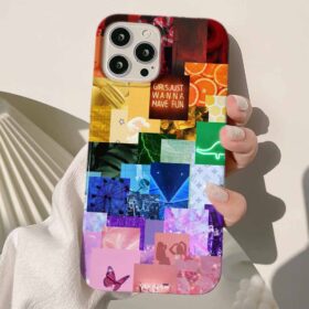 Wanna Heve Fun Kolaj Tasarımlı Silikon Telefon Kılıfı