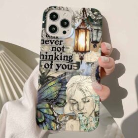 Lamp Kolaj Tasarımlı Silikon Telefon Kılıfı