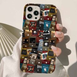 Spotify Türkiye Kolaj Tasarımlı Silikon Telefon Kılıfı