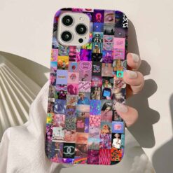 American Dream Kolaj Tasarımlı Silikon Telefon Kılıfı