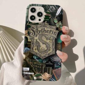 Slytherin Kolaj Tasarımlı Silikon Telefon Kılıfı