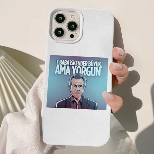 İskender Büyük Baskılı Silikon Telefon Kılıfı