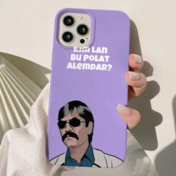 Kim Ulan Bu Polat Baskılı Silikon Telefon Kılıfı