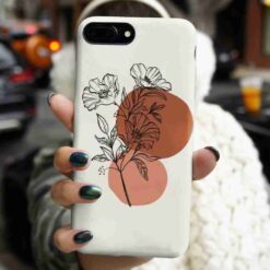 2li Çiçek Baskılı Silikon Telefon Kılıfı