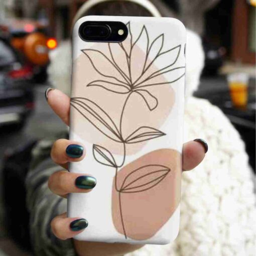 Tek Kalmış Çiçek Baskılı Silikon Telefon Kılıfı