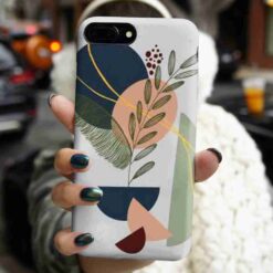 Renkli Çiçekler Baskılı Silikon Telefon Kılıfı