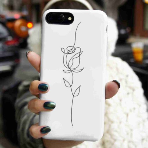 Gül Baskılı Silikon Telefon Kılıfı