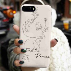 Trust The Process Baskılı Silikon Telefon Kılıfı