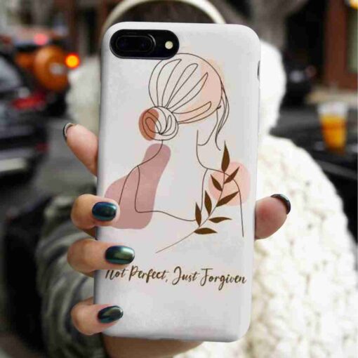 Not Perfect Baskılı Silikon Telefon Kılıfı